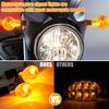 4Pcs Motorrad Blinker Licht Universal Moto Anzeige Licht Drehen Bernstein Lampe Birne Motorrad Lampen Blinker Flash Bike Lampe