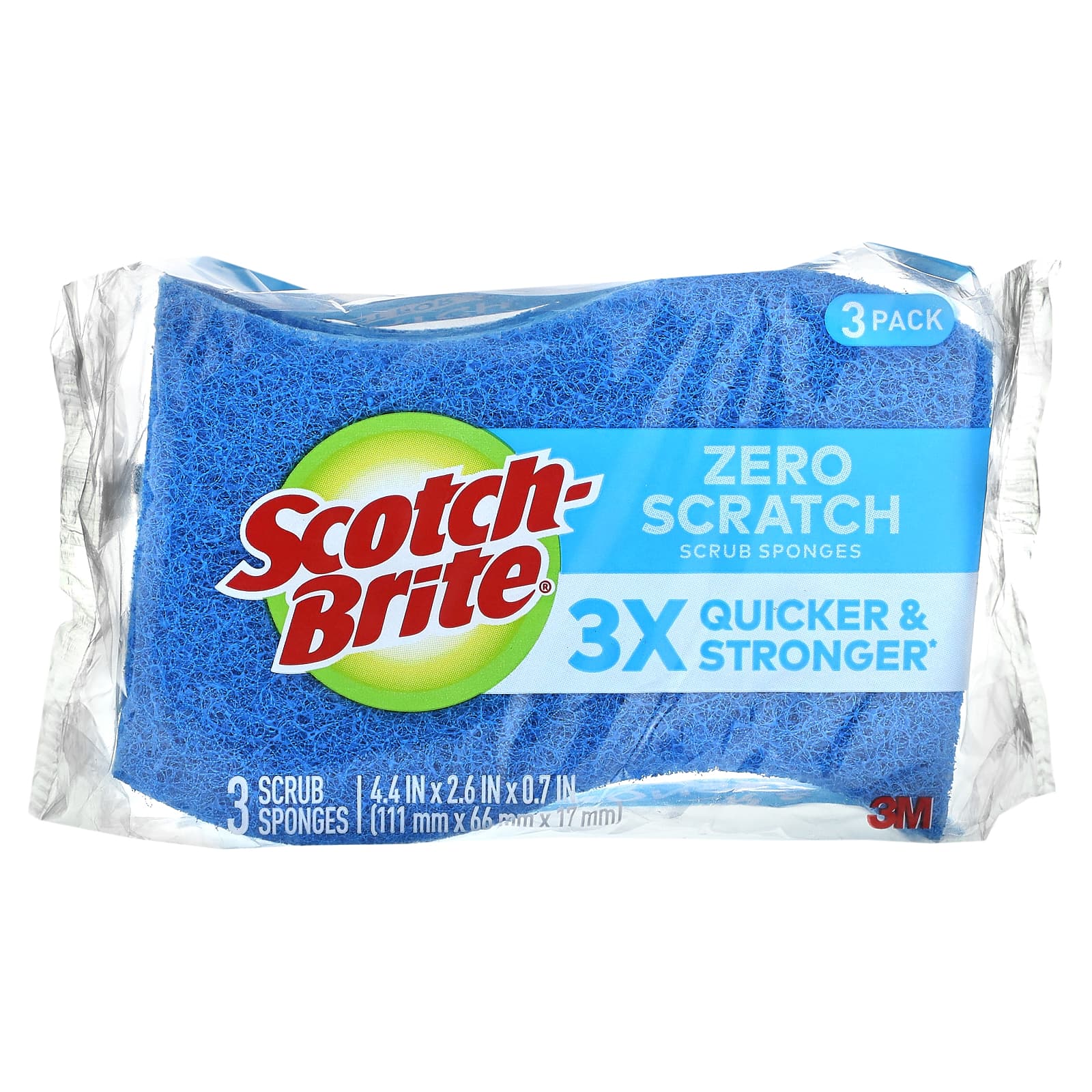 

SCOTCH-BRITE Губки для мытья посуды без царапин, 3 шт.