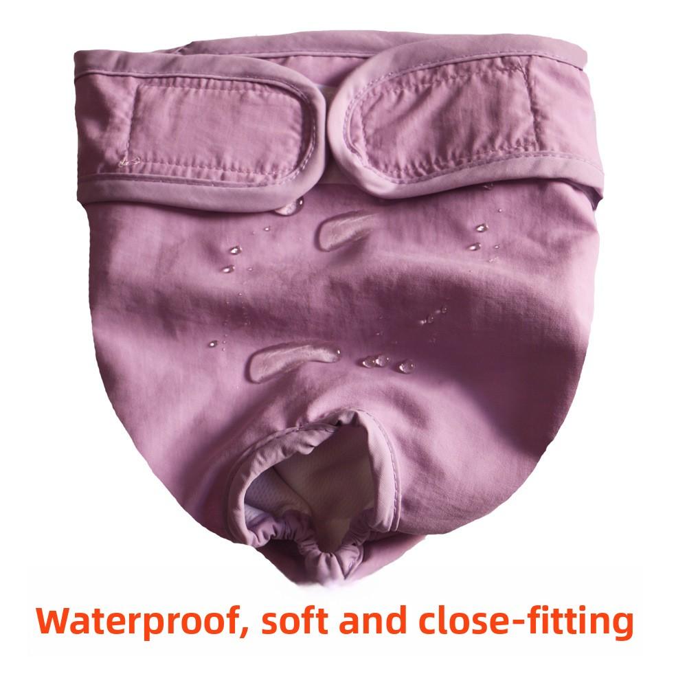 Pet Physiological Pants Dog Diapers Female Dog Anti-harassment Menstrual Pants Large Dog Pet Diapers S: 50g фиолетовый