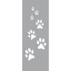 Stencil 15 X 40 Cm Cat Paw Frieze