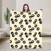 Susuwatari  Soot Sprites  Super Warm Blanket  Girls Boys Plush Throw Blanket Graphic Couch Bed Flannel Bedspread Sofa Bed Cover
