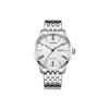 Classic Mechanical Blue Hand Luminous Casual Simple Versatile Automatic Mechanical Movement Stainless Steel Strap Men Watches White NH8350-59B