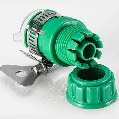 2pcs Quick-Connect Hose Connector With 1/2" Thread Durable 2 In 1 Multi-Face Connector For Kitchen Bathroom Sinks