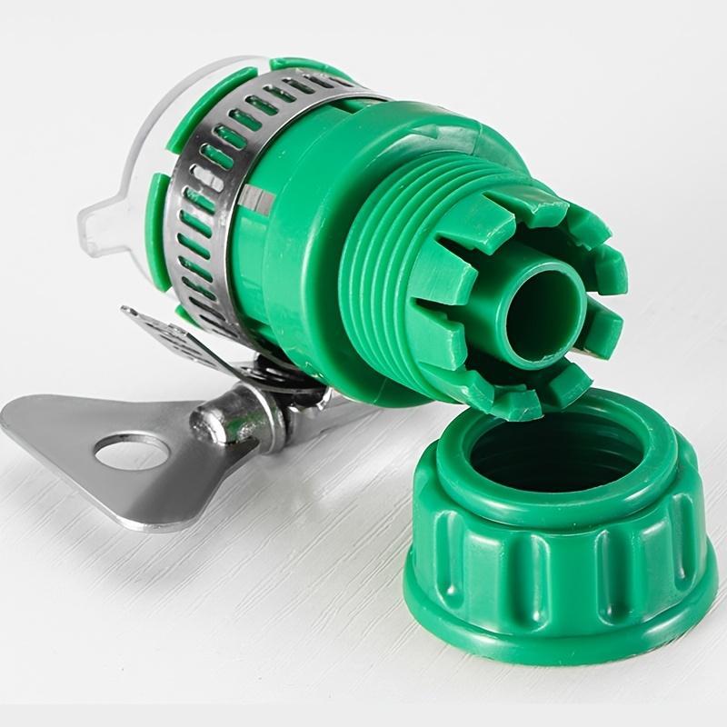 2pcs Quick-Connect Hose Connector With 1/2" Thread Durable 2 In 1 Multi-Face Connector For Kitchen Bathroom Sinks