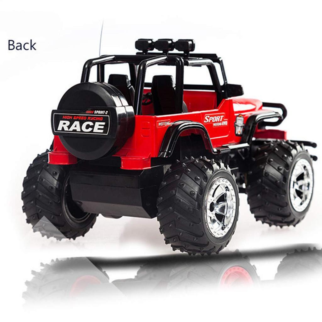 Electric RC Off-Road Toy Car, Remote Control Car, Very Cool Design, Kids' Favorite Gift, 118 Scale (Red)