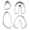 18-Piece Polymer Clay Cutters Set for Homemade Baking Delicious Cookie Biscuits