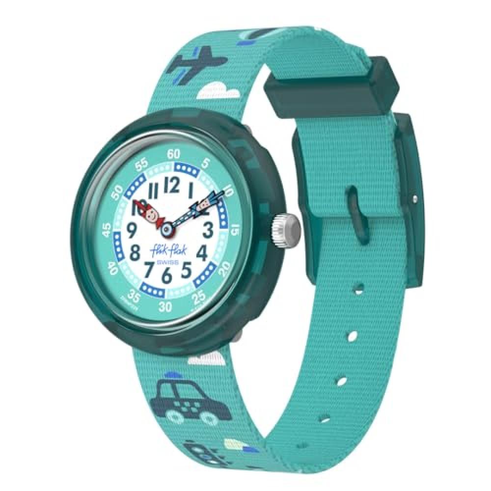 

[Swatch] Часы Flick Flak TIME TO MOVE FBNP228 Boys Green