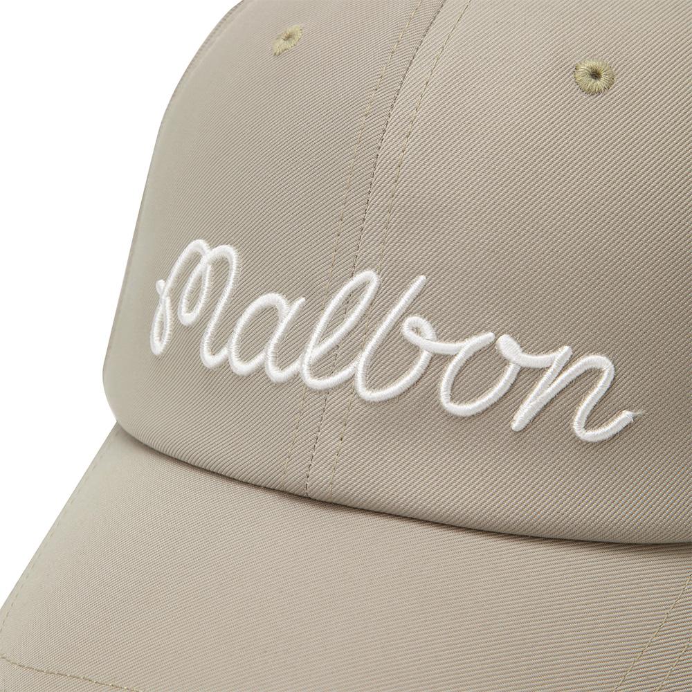 MALBON GOLF New Side Panel Ball Marker Ball Cap Beige