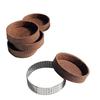 48 Pack Stainless Steel Tart Rings 3 In,Perforated Cake Mousse Ring,Cake Ring Mold,Round Cake Baking Tools