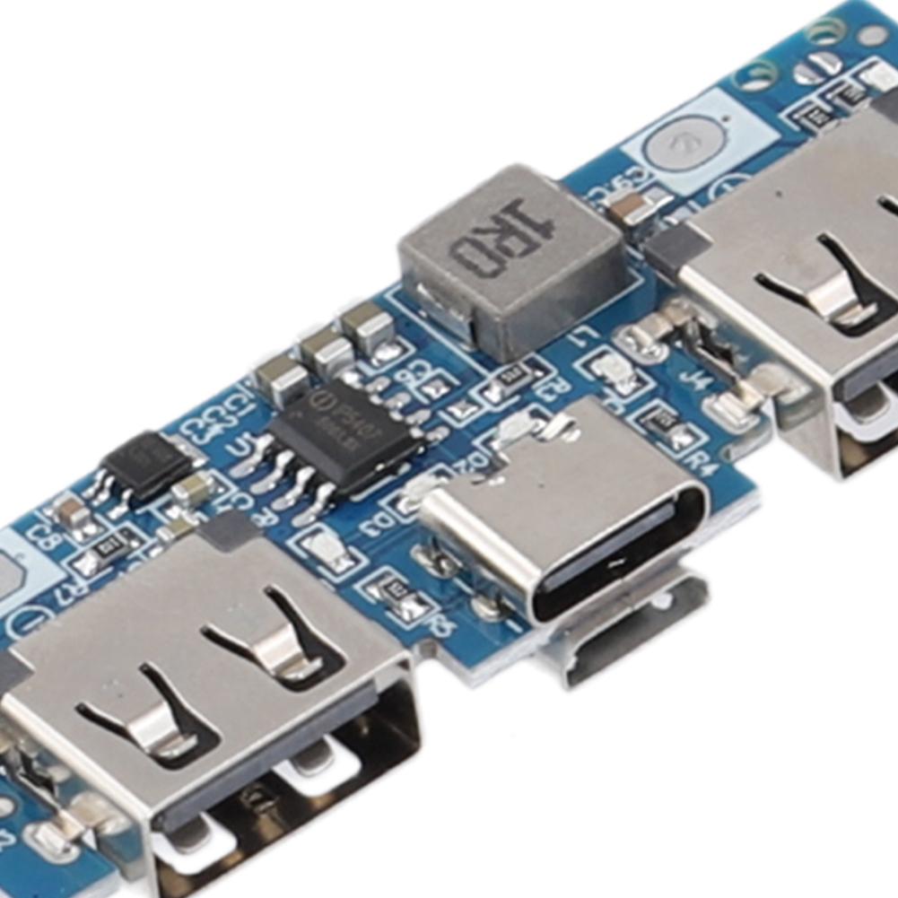 Micro/Type-C Lithium Battery Charger Board USB 5V 2.4A Mobile Power Bank Accessories Dual USB Mobile Power Bank Module for Phone