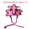 Unique Crocheted Hat Funny Dinosaur Crocheted Hat Handmade for Children Picture Props Cap Halloween Party