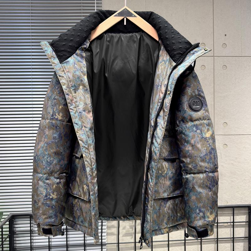 Nadměrná velikost 5XL-11XL Módní pánské parky Zimní nadměrný kabát S kapucí Ležérní Volný Silný Teplý Svrchní oděv Pánské bundy