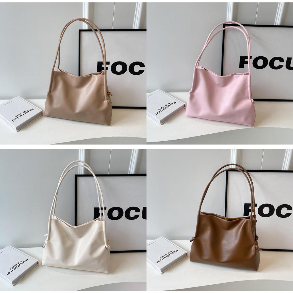 Tote Bag For Women Large Capacity Pu Street Style With Magnetic Closure For Daily Use