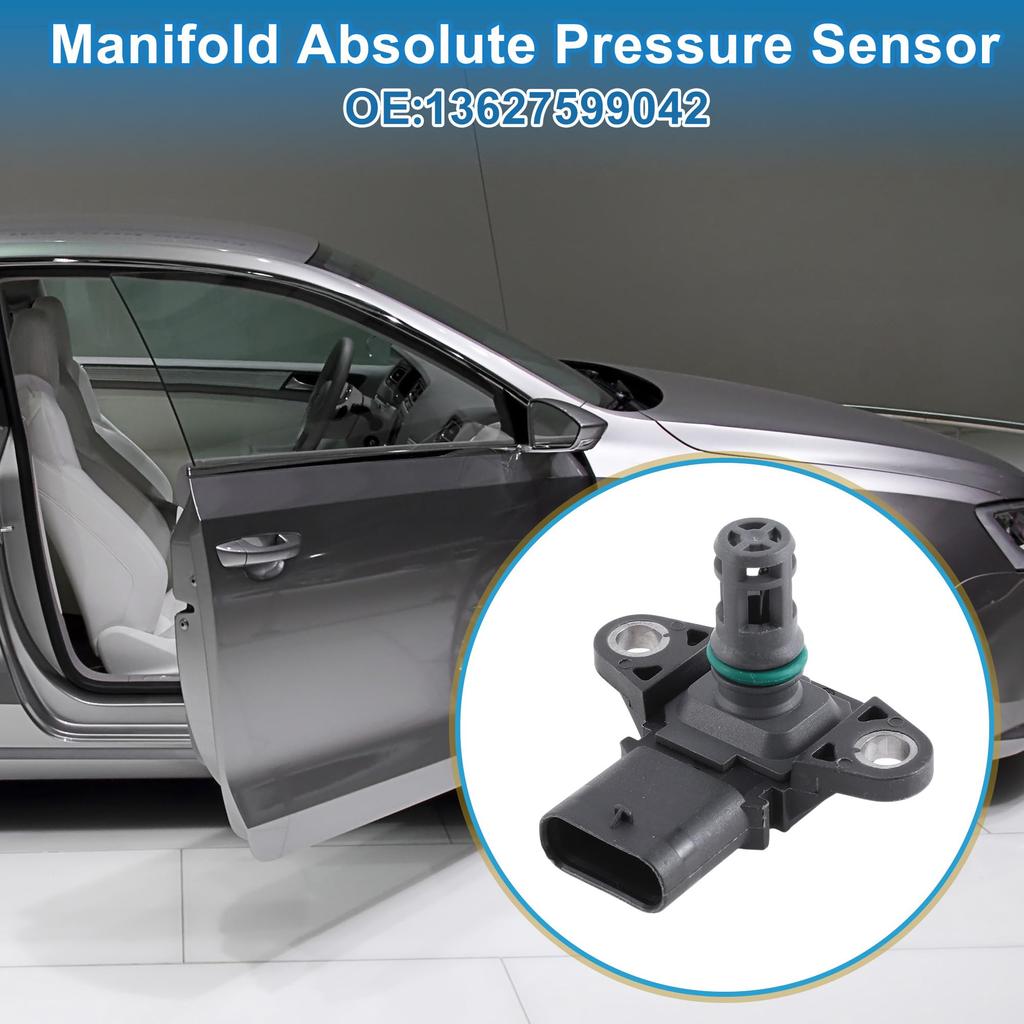 ABSOPRO Manifold Absolute Pressure Sensor for BMW 528i and BMW 650i XDrive Gran Coupe Part 13627599042 (2012-2016) (2013-2019) Number