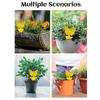 10pcs/set Home Garden Insect Lure Board, Yellow Sticky Insect Sticker, Tool For Eliminating Small Flying Insects And Pests In Flowers