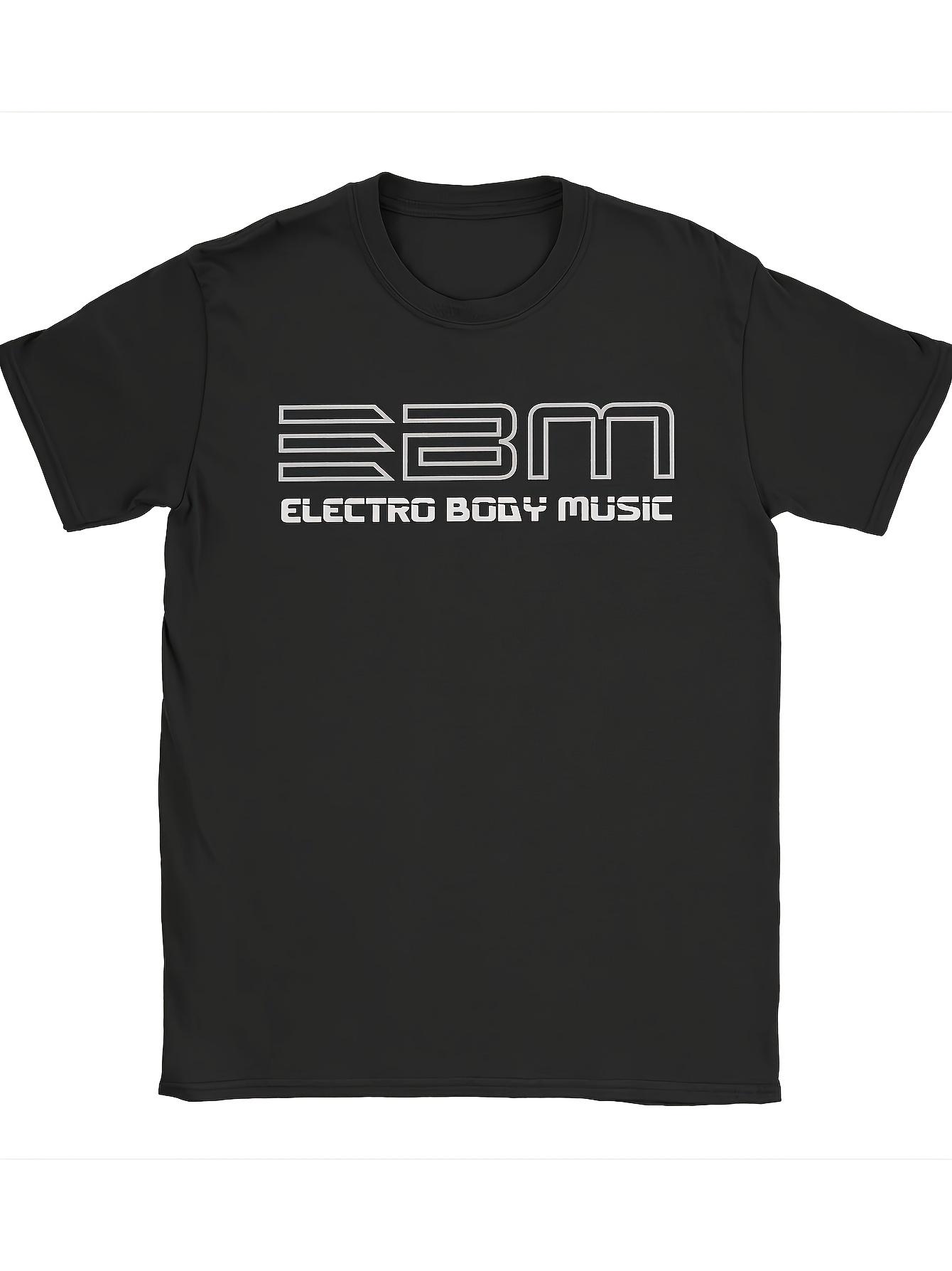 T-Shirt y2k EBM Electronic Body Music Black/White M