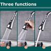 360° Universal Rotation Faucet Sprayer Head for Extension Faucets Aerator Bubbler Nozzle Kitchen Tap Washbasin Robot Arm