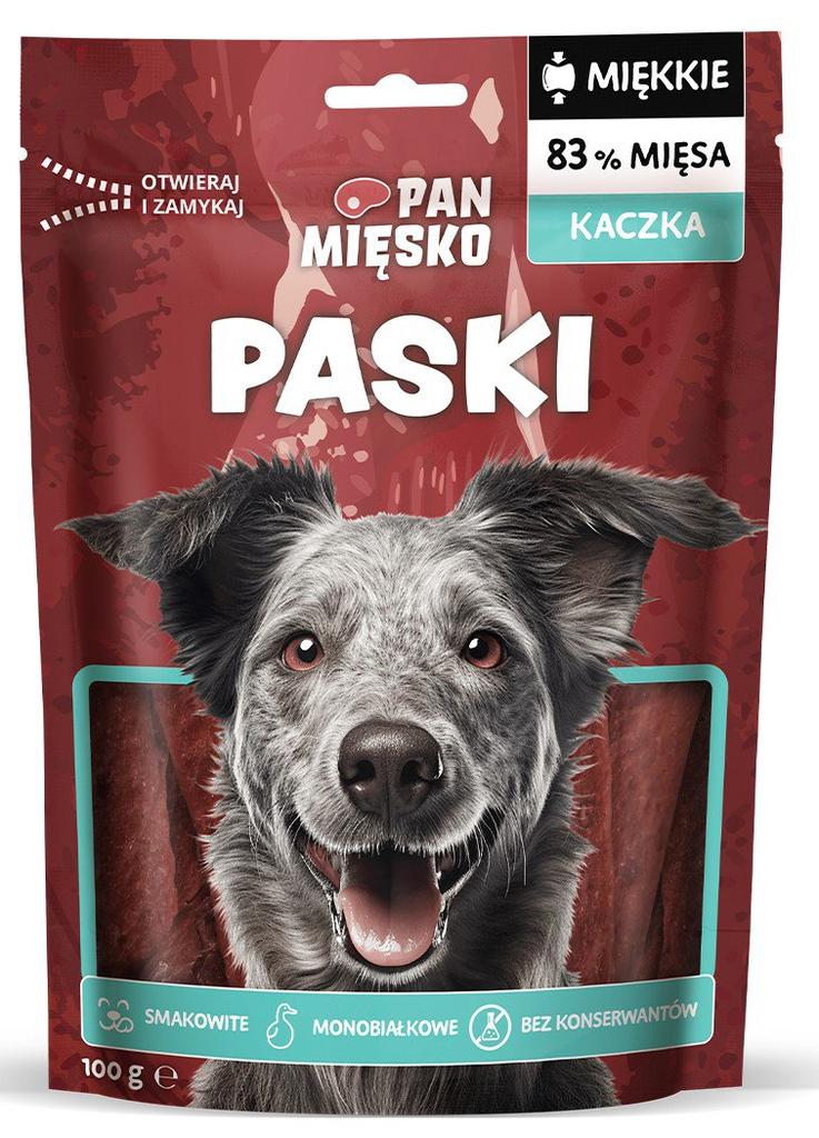 Pan Mięsko | Soft Dog Treats | 100G Pack - Duck Strips 100G