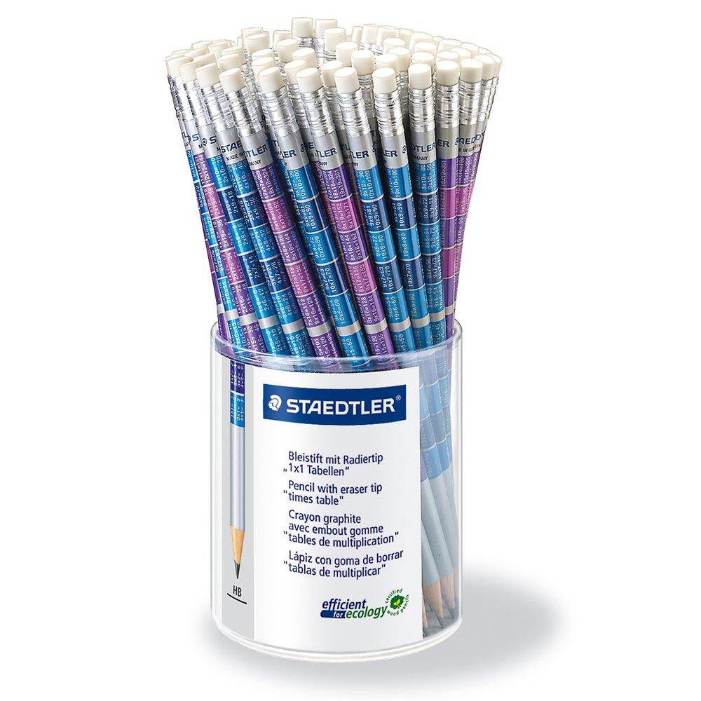 

STAEDTLER Multiplication Pencil with Eraser HB 72 Pieces 1822 KP72