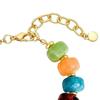 Women Bracelet Bohemian Style Multi-Layered Resin Beaded Bracelet Adjustable Length Versatile Bracelet Wrist Accessory