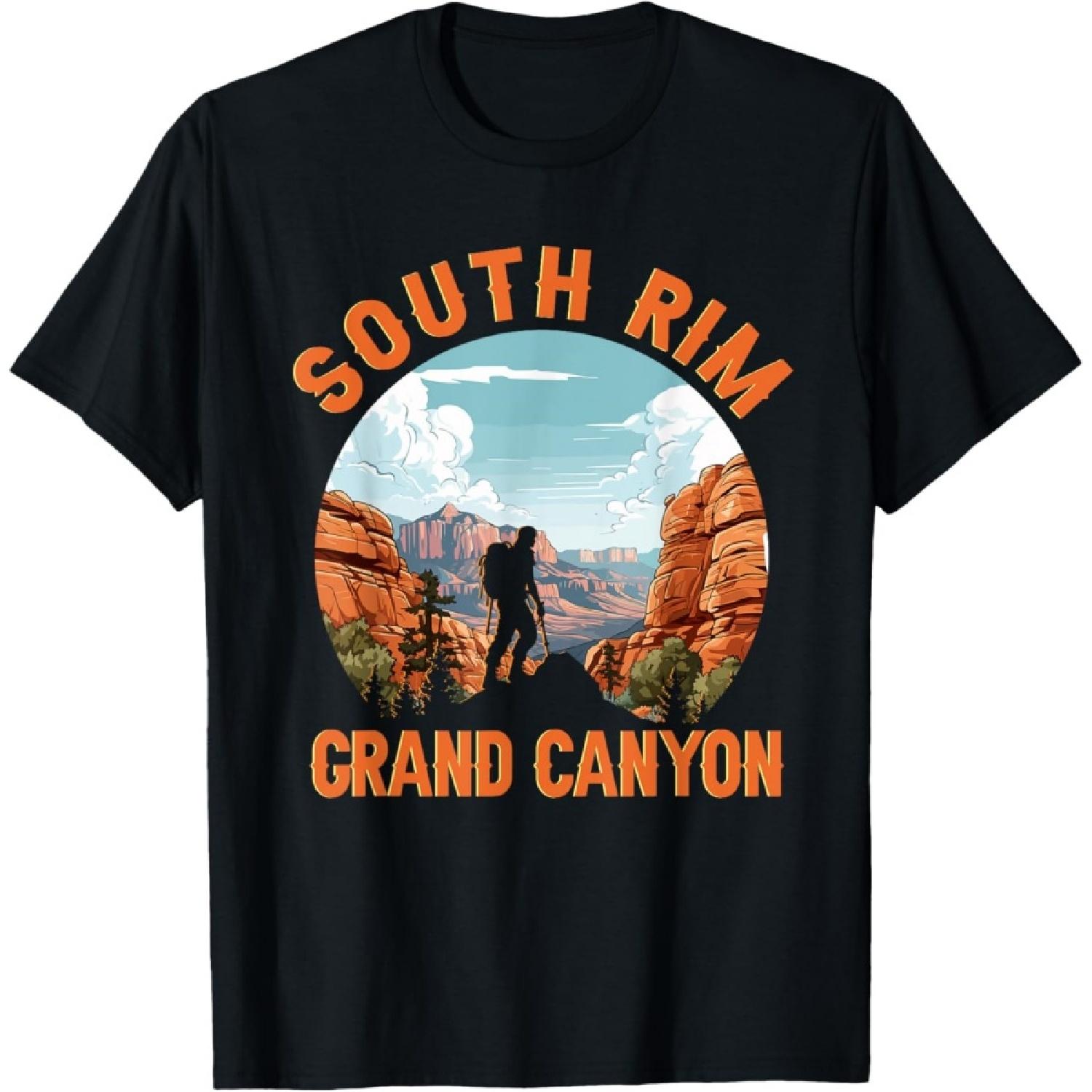 South Rim Grand Canyon Hiking Adventure Outdoor T-Shirt S