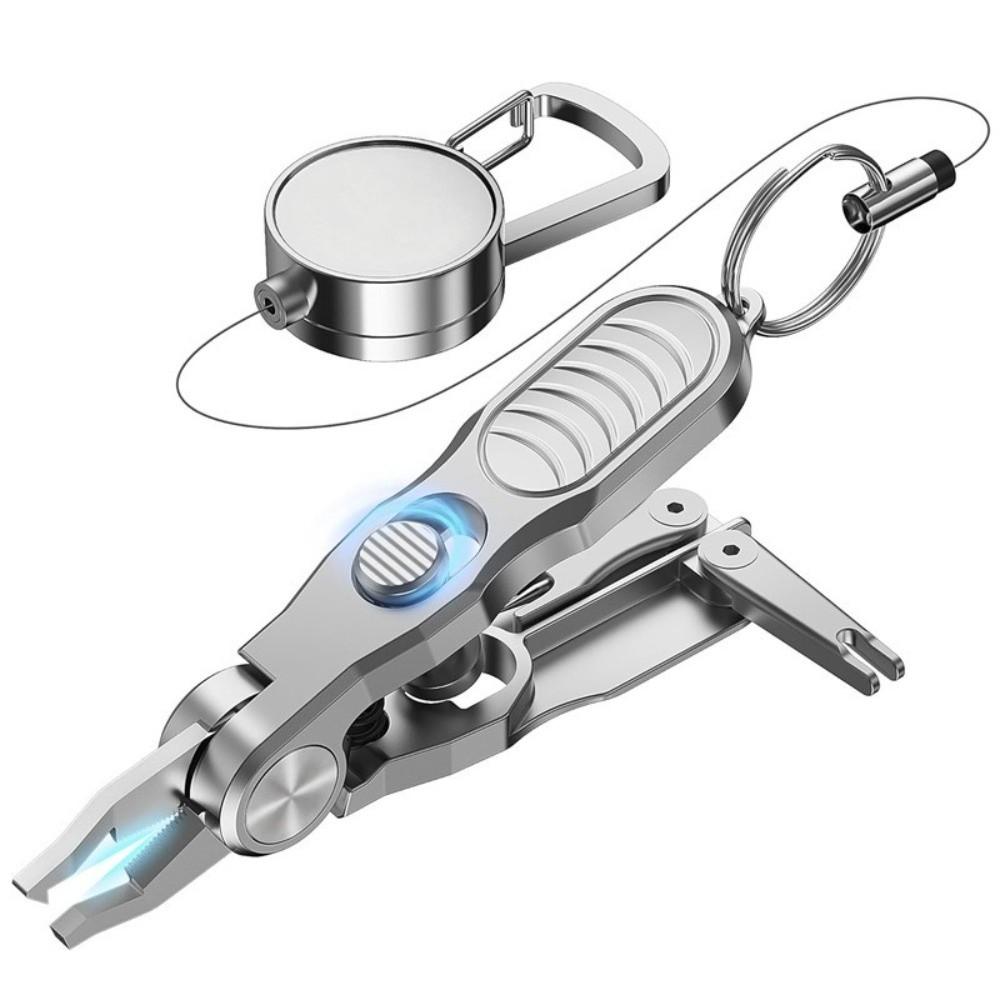 Multi-Functional Fly Fishing Pliers Stainless Steel Fishing Pliers Knot Tying Tool  Fly Fishing
