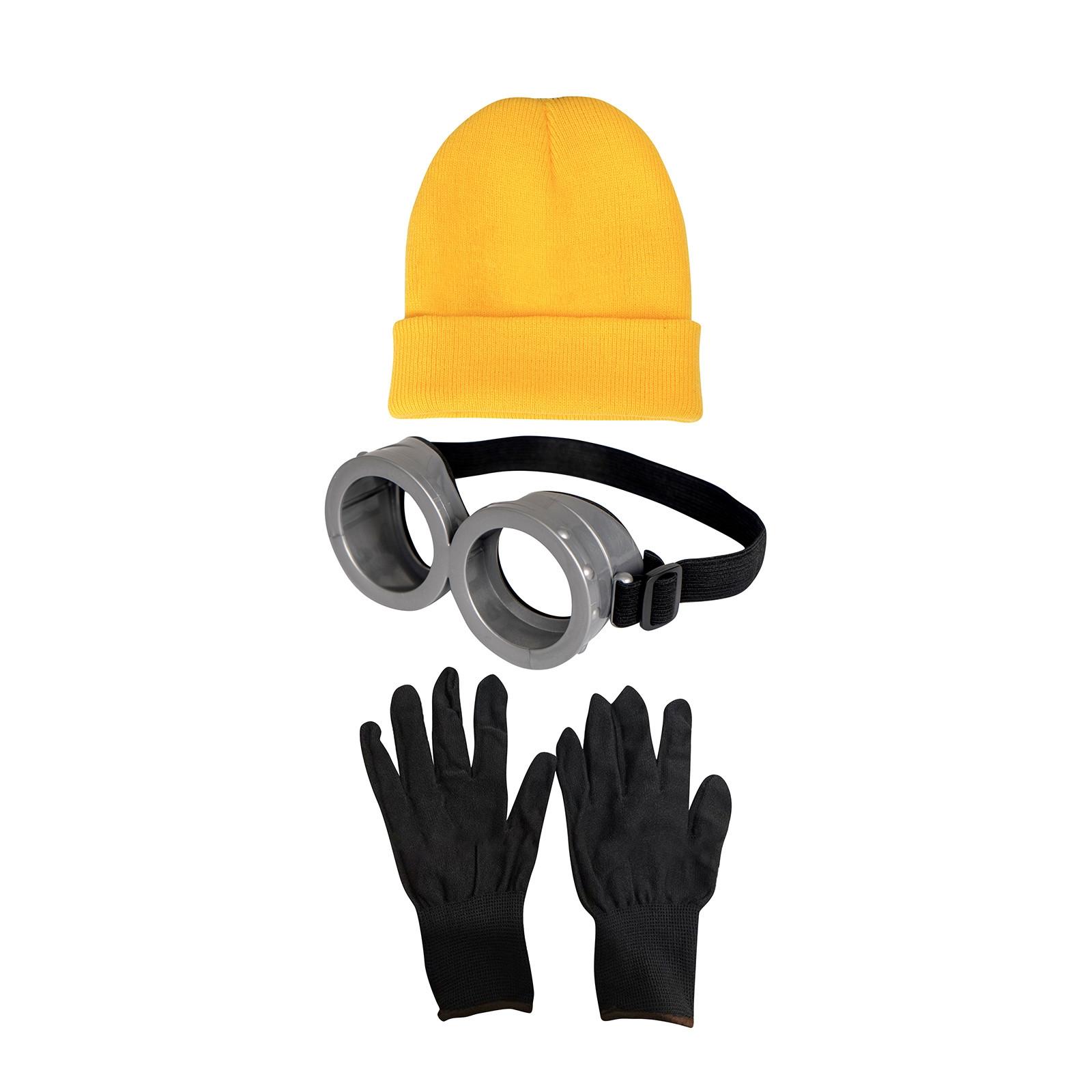 

3 шт. аксессуары для костюмов для взрослых мужчин женщин косплей вечерние набор шляпа глаза перчатки набор One Size