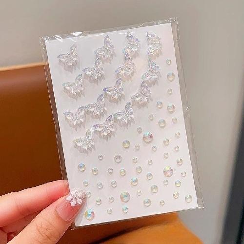 Rhinestones Face Jewels Diamond Eyes Makeup Art Eyeliner Glitter Face Jewelry Stickers Temporary Tattoo Party Body Makeup Tools