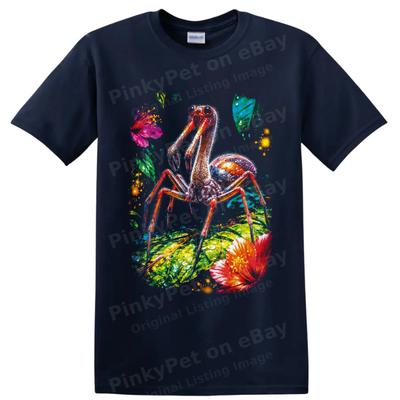 Camel Spider T Shirt Colorful Arachnid Tropical Flower Art Nature Lover Tee Gift