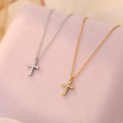 Cross Necklace Personalized and Versatile, Classic and Fashionable, Light Luxury Collar Chain