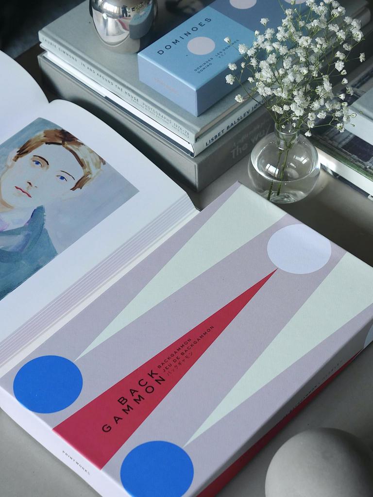 PRINTWORKS NEW PLAY Games a Board Perfect for Mind Interior and Foldable Set, Swedish, Scandinavian-design Game, Sports, Art, Collections. Backgammon.