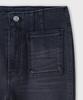 Yunse Front Pocket Bootcut Denim (Grey)
