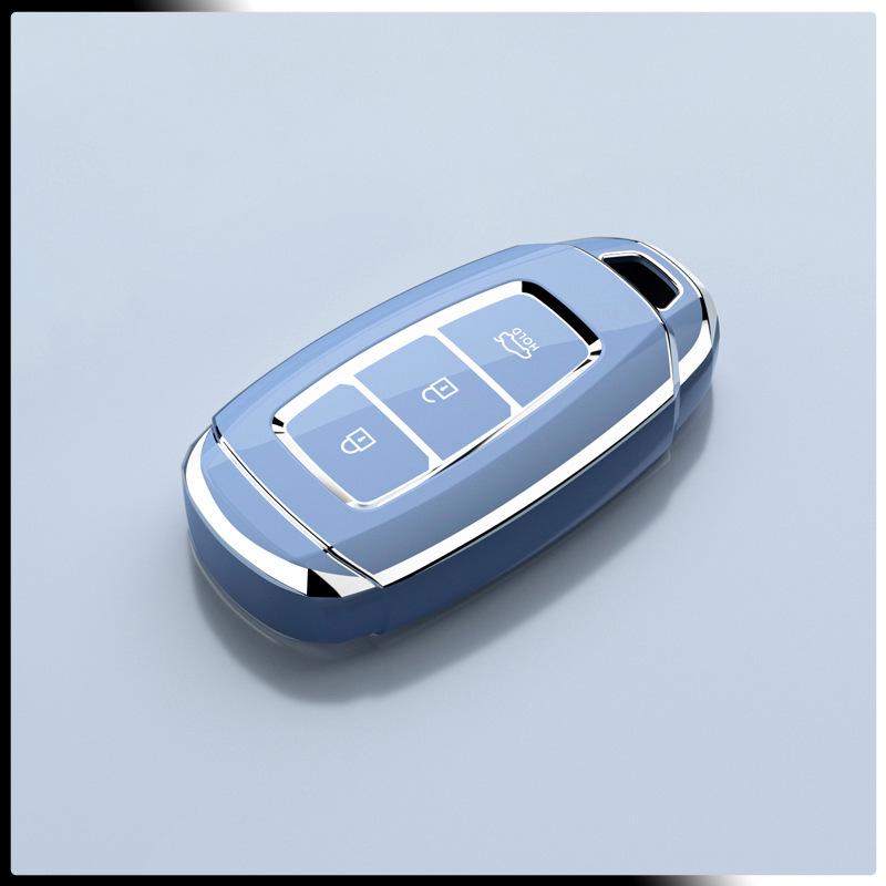 Hyundai MISTRA Luxury Protective Car Key Case - Special Shell for ix35, Compatible with 23 Models for Men and Women