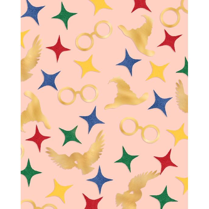 Xo, Fetti Wizard Party Foil Confetti - 200 Pc | Birthday Accessory, Kids Magic Favor, DIY Activity, Bday Decoration, Millennial Table Decor, Glitter