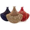 Clutch bag scalloped diamond high-end rhinestone dinner bag banquet party annual meeting clutch