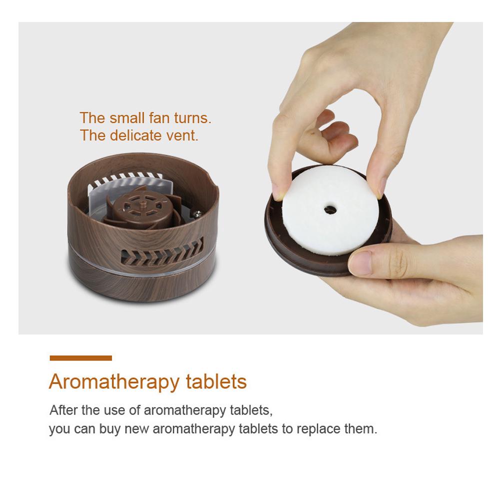 Aromatherapy Diffuser Vibration Car Humidifier Portable Fragrance Car Air Freshener