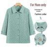 Nuovo Stile 2026 Camicia Estiva in Puro Cotone per Donne di Mezza Età e Anziane