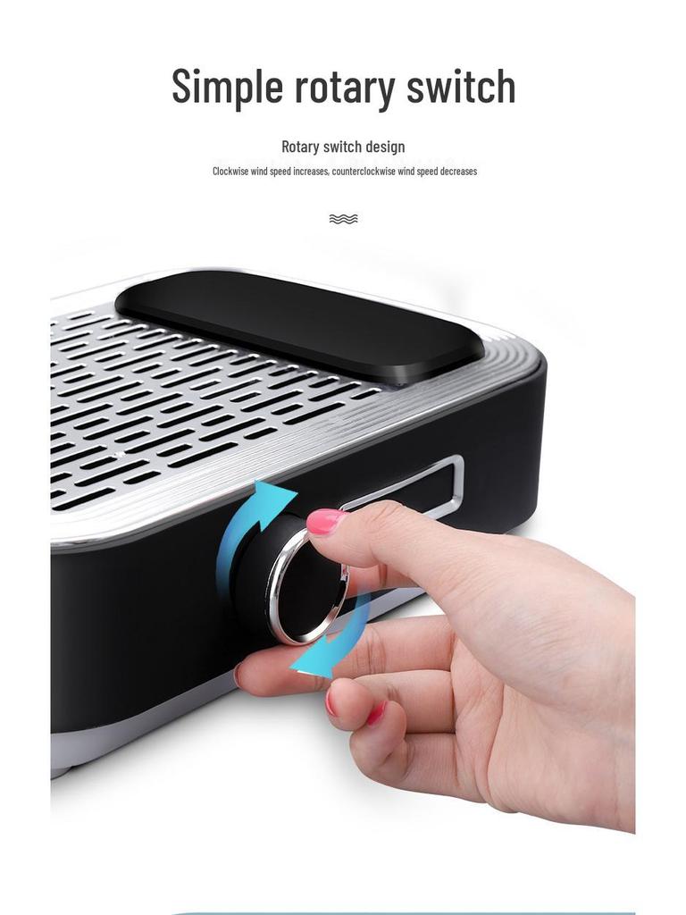 80W Wiederaufladbarer Nagelsauger mit Handauflage und integriertem Filter
