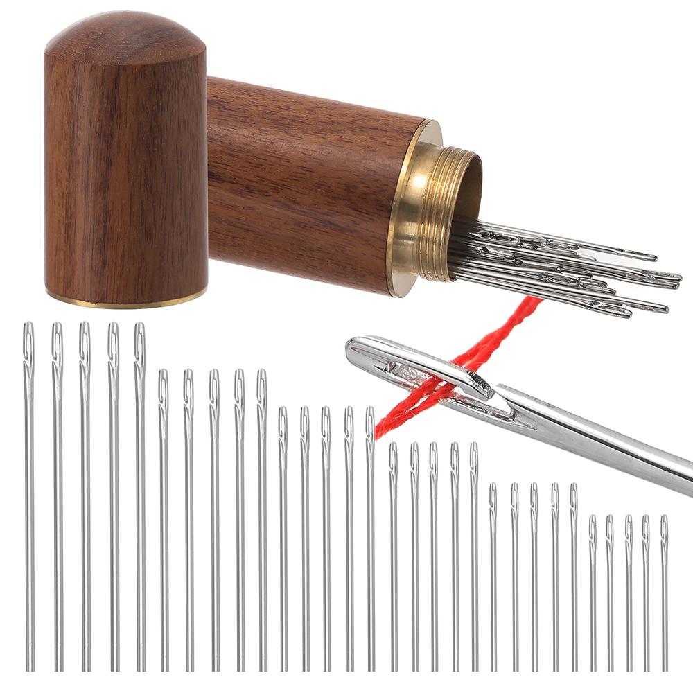 Side Hole Blind Sewing Needles Elderly Self Threading Needle Household DIY Jewelry Beading Sewing Tool Embroidery Mending Needle