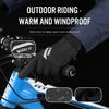 Winter Cycling Gloves Touch Screen Windproof Warm Bike Gloves for Motorcycle Scooter Ski Outdoor Riding