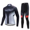 Men Women Cycling Outfit Set Long Sleeve Pants Quick Dry Bike Sportswear Autumn Winter Outdoor Riding