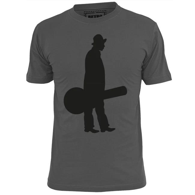 Mens Blues Man With Guitar Case T shirt Howlin Wolf Muddy Waters Robert Johnson 3XL
