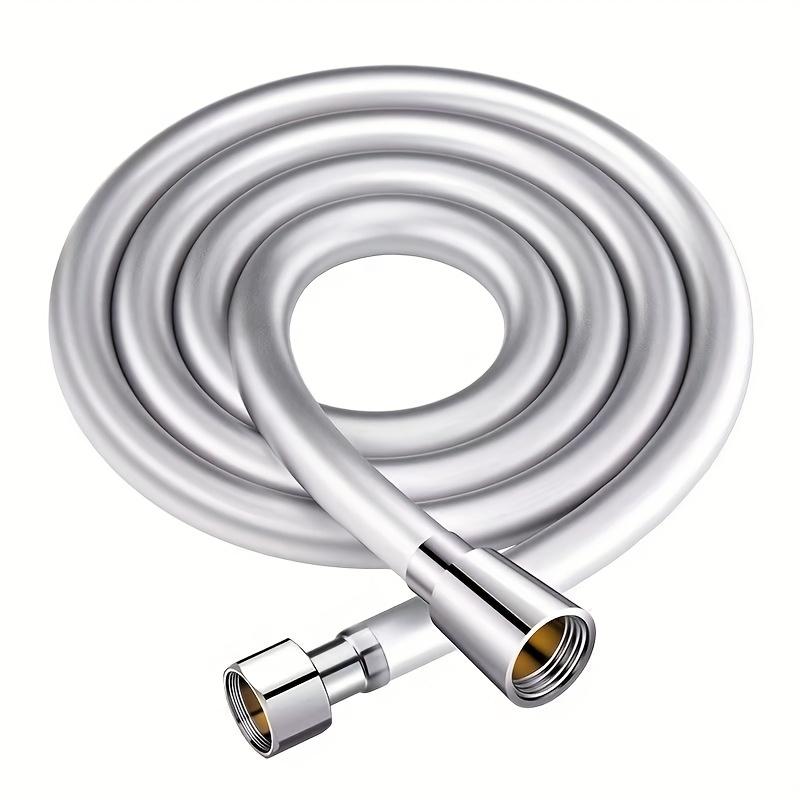 1pc Bathroom Shower Pipe Faucet Extension Pipe PVC Shower Head Shower Hose Flexible De Douche Bath Shower Hose Pipe 2m