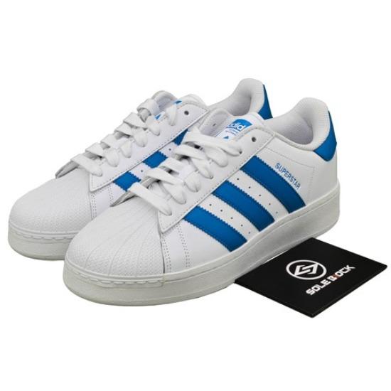 

adidas Superstar XLG Low White Blue - IF8068 EU 37 білий
