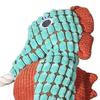 Pet Toy Seahorse Design Dog Boredom Buster Toy with Built-In Rattle Tug-of-War Teeth Cleaning Interactive Dog Toy