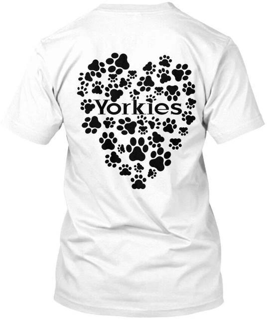 Love Yorkshire Terriers TTshirt Made in the USA Size S to 5XL S