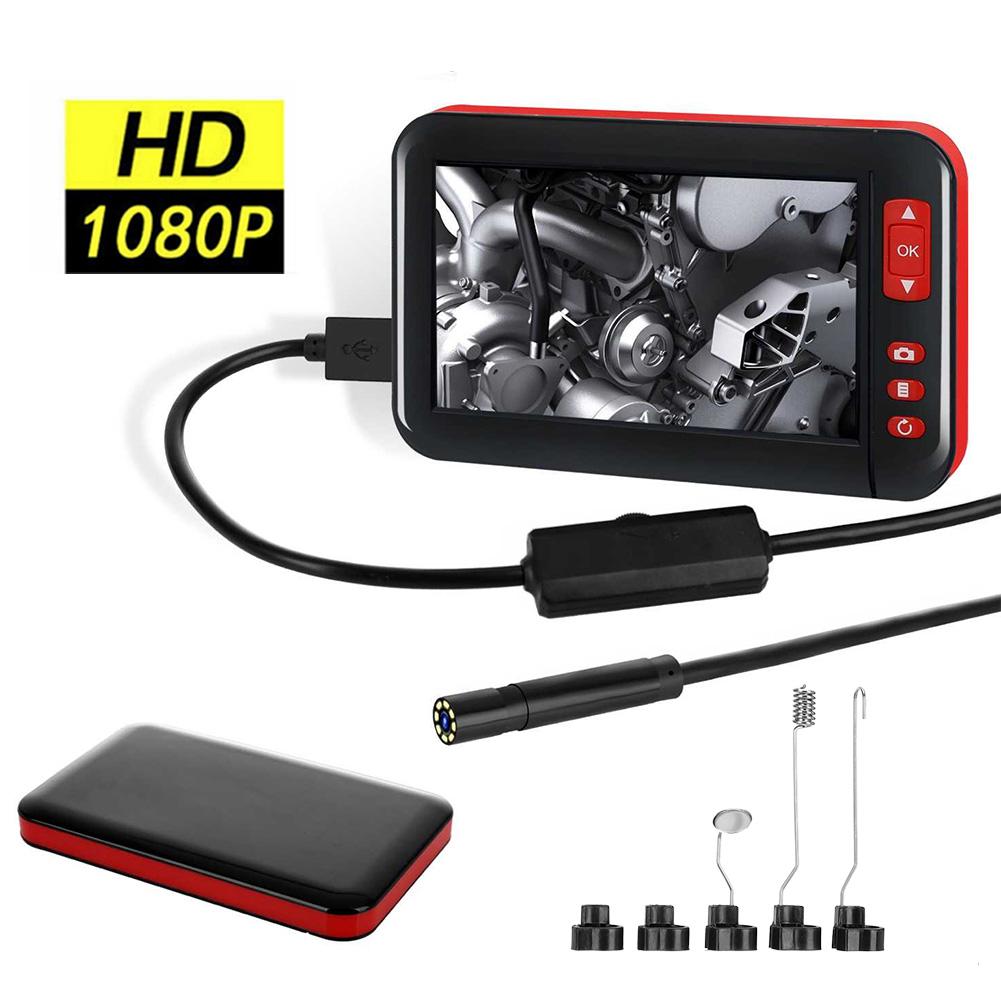 4.3 in 1080P HD Multi Language Waterproof Inspection Borescope Monitor Endoscope Camera F200(2 m
