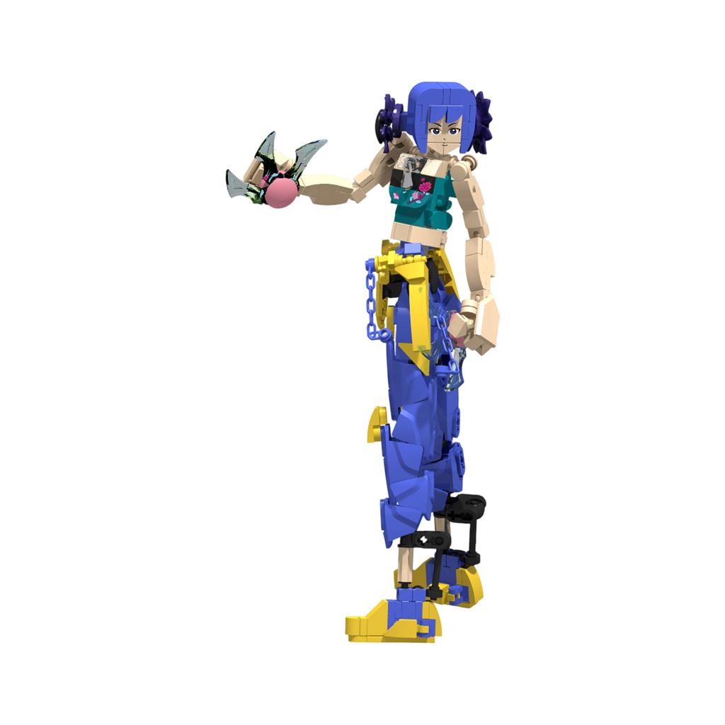 Anime Peripheral Trendy Building Block, Children's Puzzle Puzzle Puzzle Building Model Toys