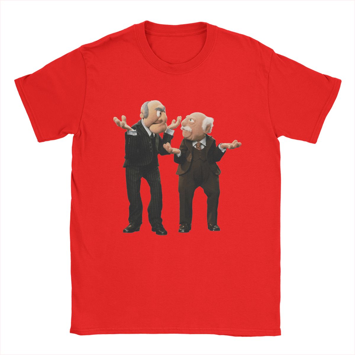 

Мужские футболки Statler And Waldorf Потрясающая футболка с коротким рукавом и круглым вырезом Из чистого хлопка Одежда для вечеринок S