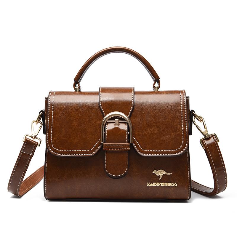 VIA ROMA Damestas Sfeervolle Moedertas Crossbodytas Dames Schoudertas Dames Handtas geel